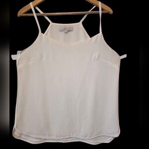 LOFT Women's Cream Camisole Top